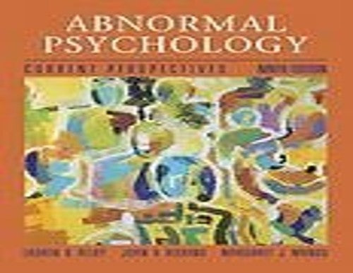 Abnormal Psychology