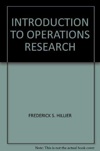 Introduction to Operations Research