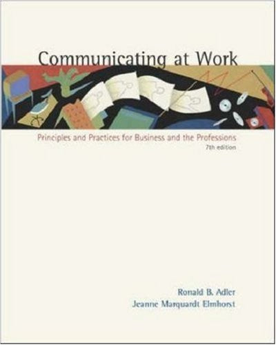 Communicating at Work