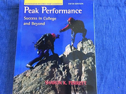 Title: Peak Performance Success in College and Beyond