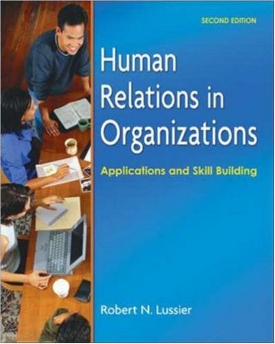 Human Relations in Organizations