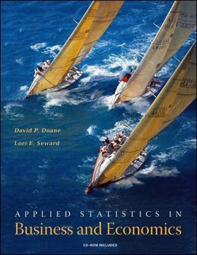 Applied Statistics in Business and Economics with St CDRom