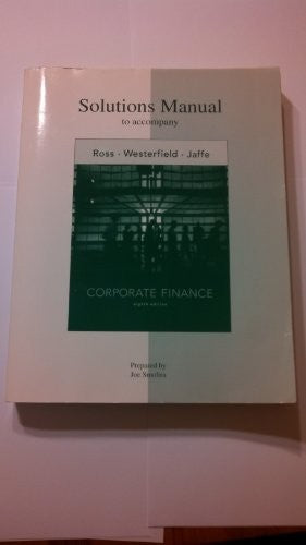 Corporate Finance Solutions Manual