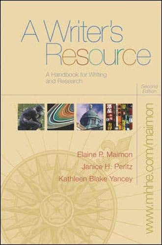 A Writer's Resource (comb) with Student Access to Catalyst 2.0
