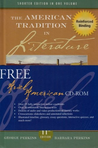 The American Tradition in Literature (Concise) MP W American Ariel CD (Nasta Hardcover Reinforced High School Binding) by George Perkins