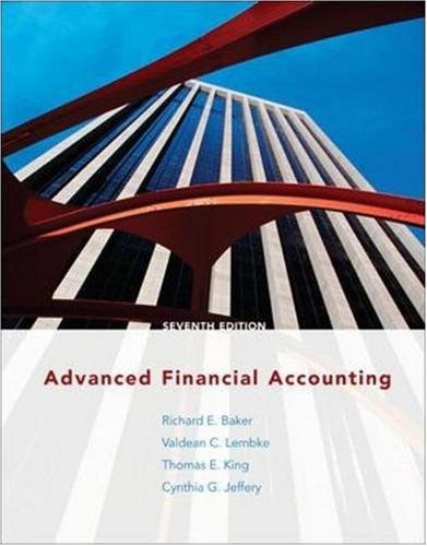 Advanced Financial Accounting