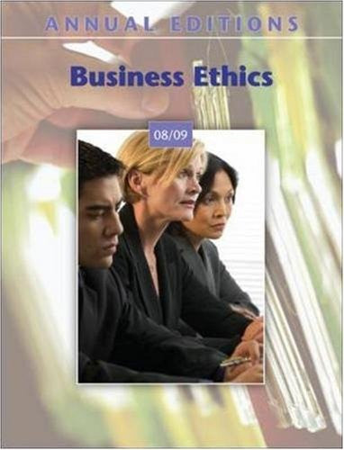 Business Ethics 2008-2009