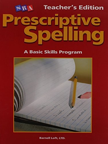 Prescriptive Spelling, Teacher Edition Book D