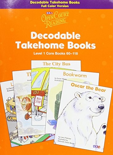 Open Court Reading, Core Decodable Takehome Books (Books 60-118) 4-Color (1 workbook of 59 stories), Grade 1