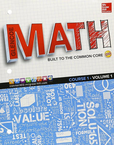 Glencoe Math, Course 1, Student Edition, Volume 1 