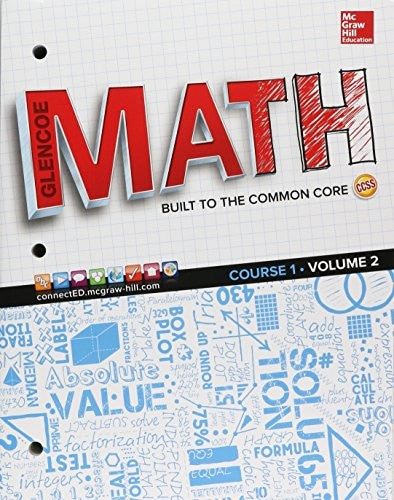 Glencoe Math, Course 1, Student Edition, Volume 2
