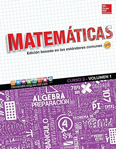 Glencoe Math, Course 3, Volume 1, Spanish Student Edition