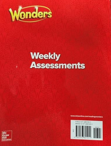 Wonders Weekly Assessments, Grade 4