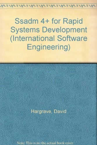 Ssadm 4+ For Rapid Systems Development