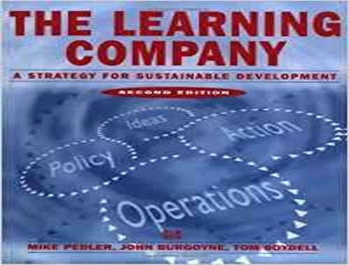 The Learning Company: A Strategy for Sustainable Development
