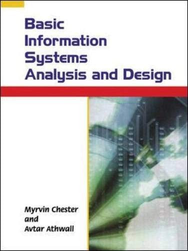 Basic Information Systems Analysis and Design