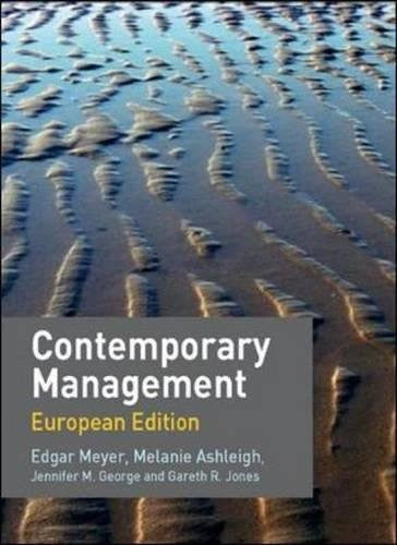 Contemporary Management: European Edition