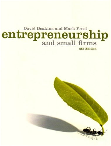 Entrepreneurship and Small Firms