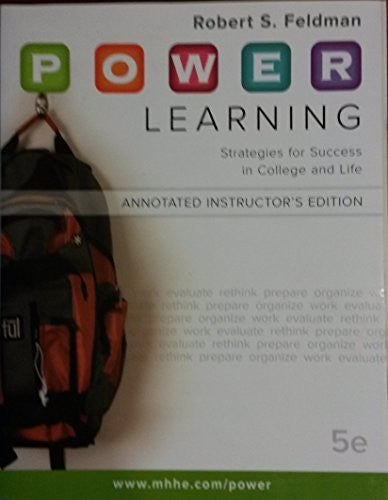 P.O.W.E.R. Learning : Strategies for Success in Co