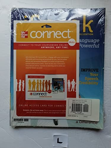 Ispeak: Public Speaking for Contemporary Life: 2011 Edition