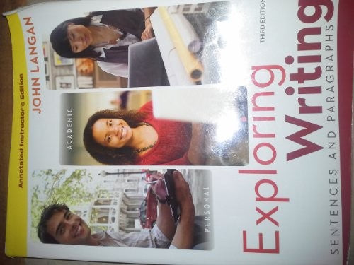 Exploring Writing Sentences and Paragraphs