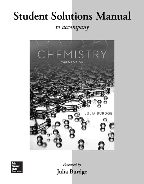 Student Solutions Manual for Chemistry