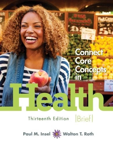 Connect 1-Semester Access Card for Core Concepts in Health, Brief