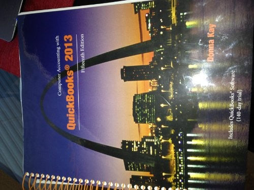 Computer Accounting with QuickBooks 2013