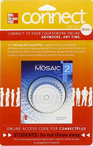 Mosaic Level 2 Reading Student Book Plus Registration Code for Connect ESL