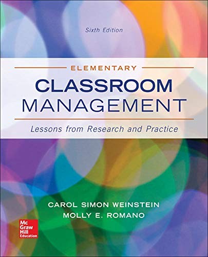 Elementary Classroom Management: Lessons from Research and Practice