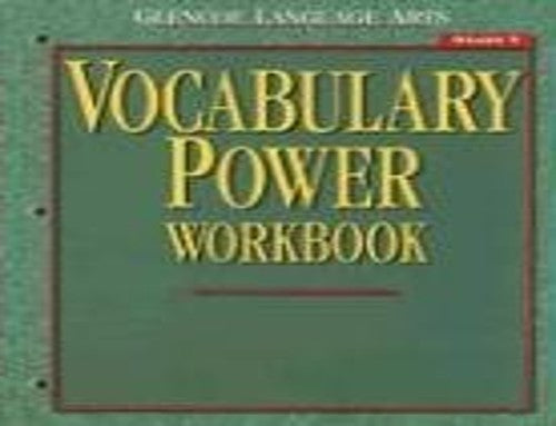 Glencoe Language Arts Vocabulary Power Workbook Grade 9