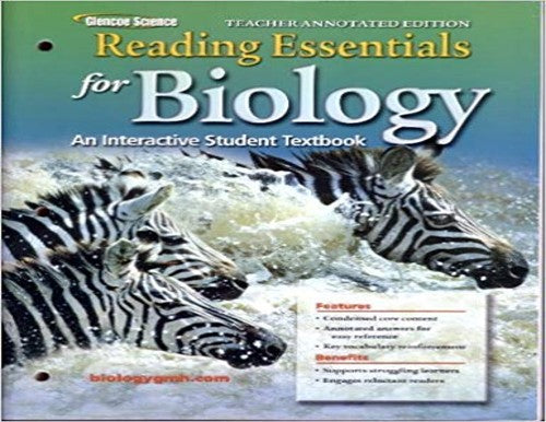 Reading Essentials for Biology: An Interactive Student Textbook, Teacher's Annotated Edition