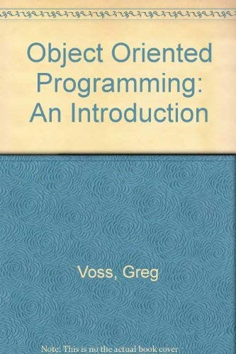 Object Oriented Programming