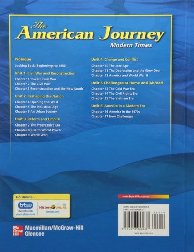 The American Journey: Modern Times, Student Edition