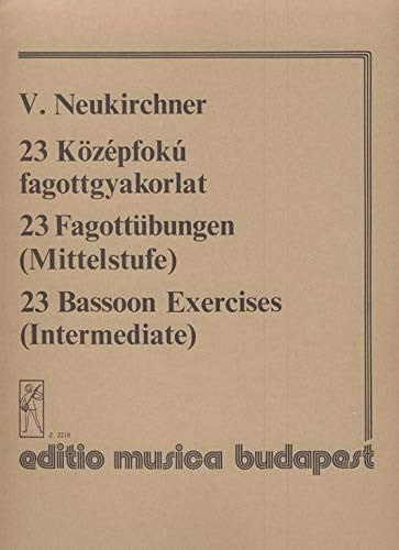 23 FAGOTTUBUNGEN FUR DIE MITTELSTUFE BASSON