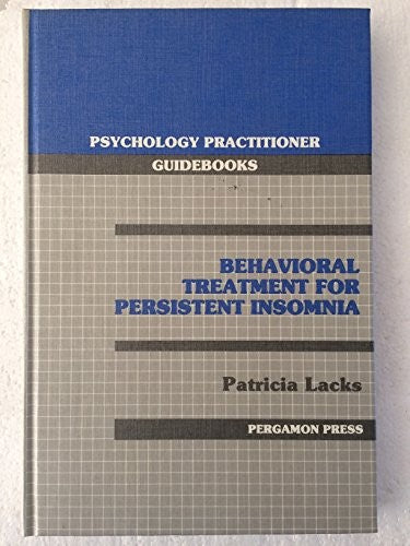 Behavioural Treatment for Persistent Insomnia