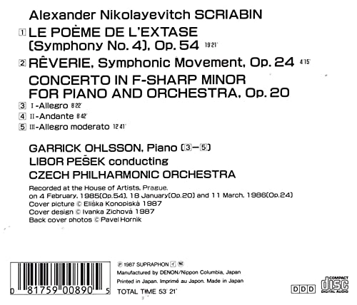 Klavierkonzert Op.20