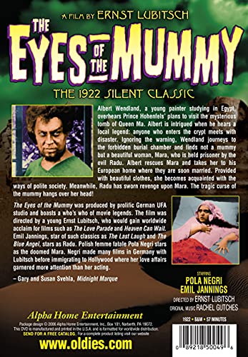 The Eyes of The Mummy (Silent)