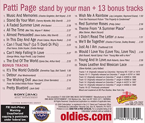 Stand By Your Man (Bonus Tracks) [Us Import]
