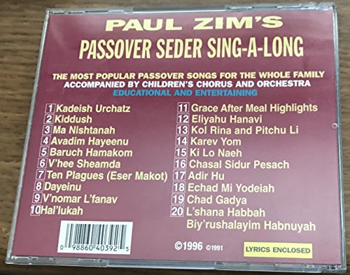Passover Seder Sing-A-Long