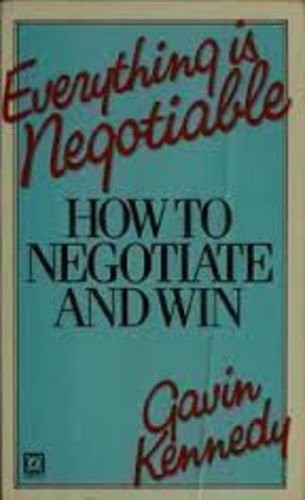 Everything Is Negotiable