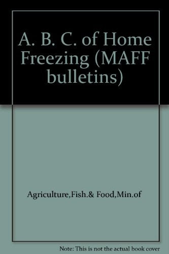 An ABC of home freezing
