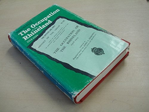 The Occupation of the Rhineland, 1918-29