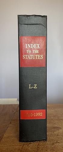 Index to the Statutes