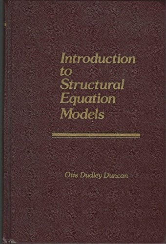 Introduction to Structural Equation Models