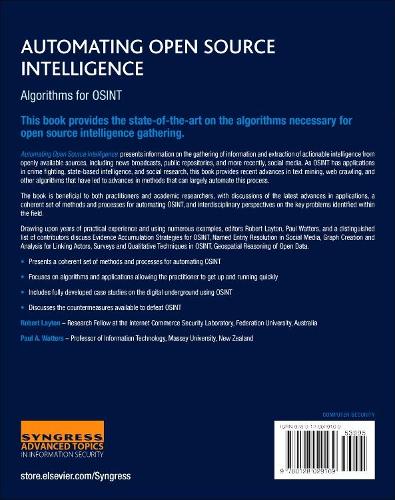 Automating Open Source Intelligence