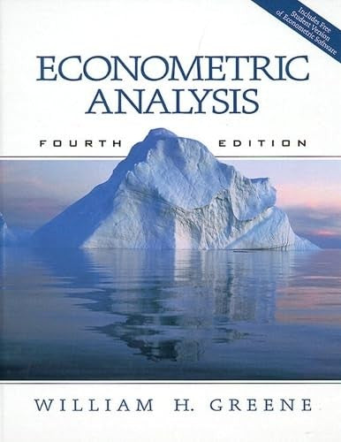 Econometric Analysis