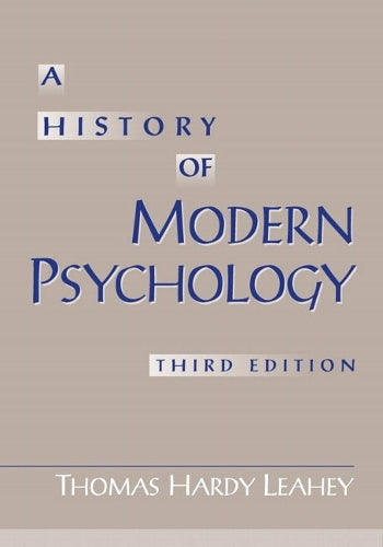 A History of Modern Psychology