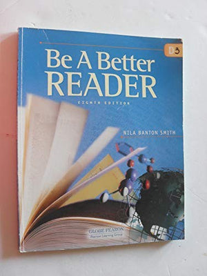 Globe Fearon Be a Better Reader Level D Student Edition 2003c