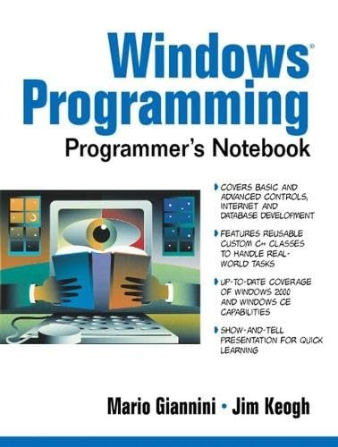 Windows Programming Programmer's Notebook
